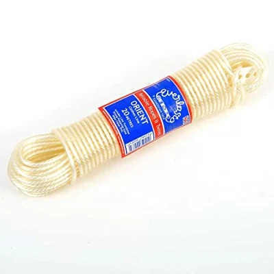 Imagen de EVERLASTO Cuerda de Lavado Calidad, 20 m, 4,8 mm Grosor Aprox. (Transparente)