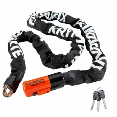 Imagen de Kryptonite Evolution LITE Mini 6 (7x15, 2cm) Cerradura de bicicleta, naranja, 7 x 15.2 cm