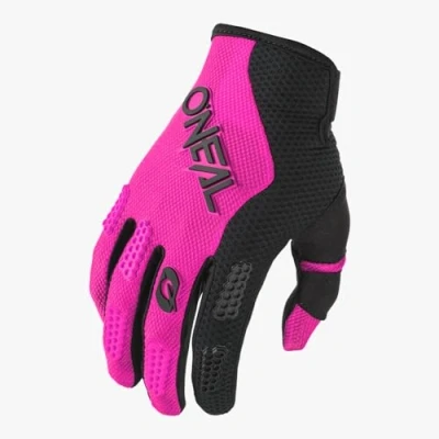Imagen de O&#039;Neal Guantes de Ciclismo &amp; Motocross MX MTB DH FR Downhill Freeride Materiales duraderos y Flexibles, Palma ventilada Elementos Mujeres Rosa Negro Talla XL