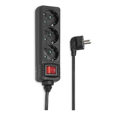 Imagen de Hama Regleta para 3 enchufes con interruptor
