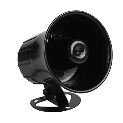Imagen de Vbestlife Sirena de Bocina Ruidosa, Sistema Alarma Seguridad en la Pared/Puerta/Balcón con Altavoz 12V 115bB Cáscara Ignífuga ABS para Hogar,Casa