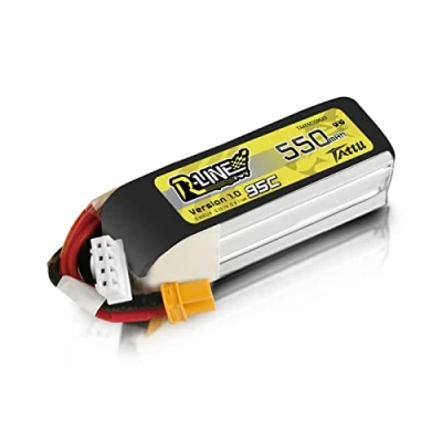 Imagen de Tattu Lipo 3S 550mAh Batería 11.1 V 95C RC con XT30 Conector para FPV Racing UAV dron cuadricóptero tamaño 100 hasta 180