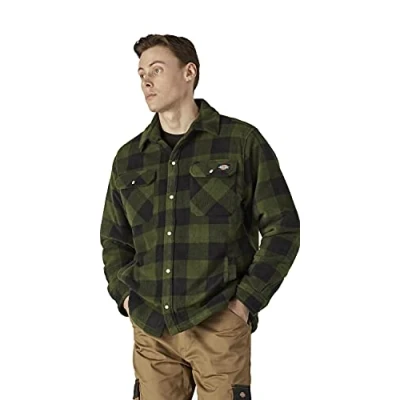 Imagen de Dickies Sobrecamisa Portland para Hombre, Verde, 3XL