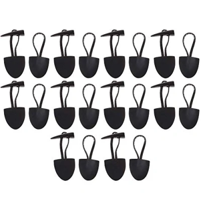 Imagen de POFET Botones de Cuerno Cuero 10 Pares Costura Reemplazar el Botón del Abrigo para DIY Manualidades Ropa Decoración Accesorios,16 x 4 cm