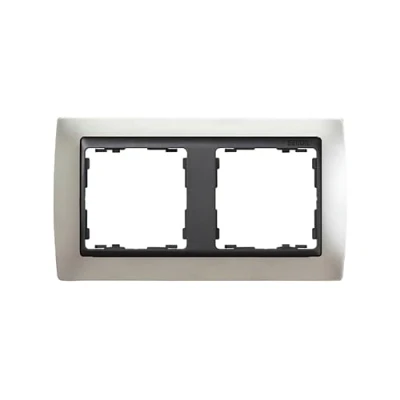 Imagen de Simon 82824 33 marco 2elem s 82 grafito metal noble alu mate Ref. 6558233160