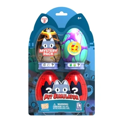 Imagen de Roblox Pet Simulator , minifigura, los colores pueden variar, paquete de 4