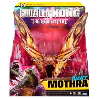 Imagen de Godzilla x Kong: el Nuevo Imperio, figura de acción Mothra 28 cm, icónica película coleccionable, embalaje limitado inspirado en paisaje la Tierra Hollow Earth, adecuado para niños