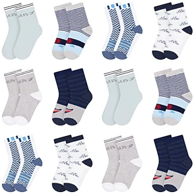 Imagen de Libella 12 Pares de Calcetines algodón para niños deportivos Vistoso 2801 31 34