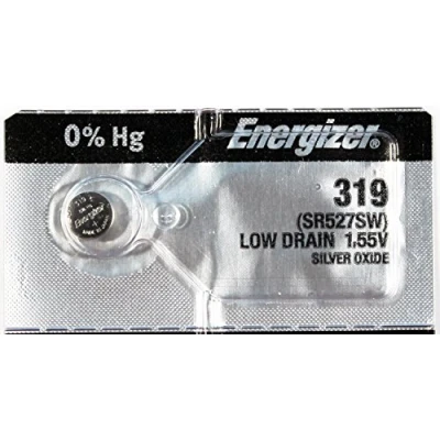 Imagen de 2 pilas de óxido plata Energizer 319 SR527SW