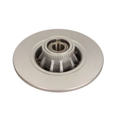 Imagen de QUARO QD9845 Disco de freno Eje trasero 280 12 5 118 macizo barnizado, revestido con anillo sensor ABS, cojinete rueda RENAULT: TRAFIC 2 Kasten