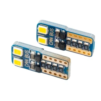 Imagen de SUPERLITE 1 Set de 2 bombillas posicion para coche 4 LEDS CAN BUS W5W T10 501 194. Luz blanca.