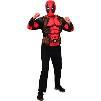 Imagen de Rubies Deadpool Disfraz, Dibujos Animados, Color Rojo, 13 años (G34230)