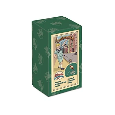 Imagen de Cayro Peonza + 8 Años Caja Estilo Retro y Bolsa de Tela Juego Tradicional Mesa Para Niños Adultos Elaborada con Madera 1 Jugador