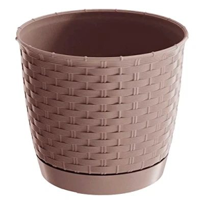Imagen de Maceta RATOLLA ROUND 7,5L., dimensiones (mm) 250x250x219, color Mocca