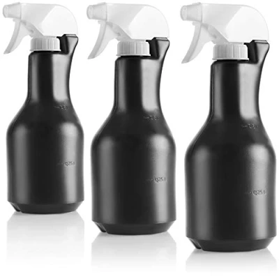 Imagen de com four® Rociador de Flores 3X Botella rociadora para regar Plantas Agua atomización y Control plagas (3 Piezas 0,5L Antracita)