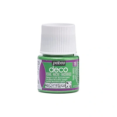 Imagen de PEBEO Pintura acrílica multisoporte Color Opaco Acabado Perlado Verde Oscuro 45ml