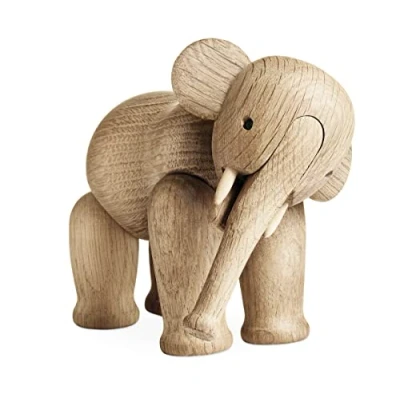 Imagen de Kay Bojesen Elefante Figuras pequeñas 13 cm de Madera decoración Navidad,