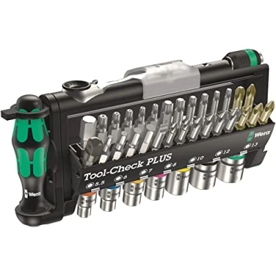 Imagen de Wera Bit Sortiment, Tool Check PLUS, 05056490001, 39 piezas (paquete de 1)