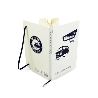 Imagen de BRISA VW Collection Cuaderno de notas T1 Camper Bus en tapa dura DIN A5 (The Ultimate Ride/Blanco)