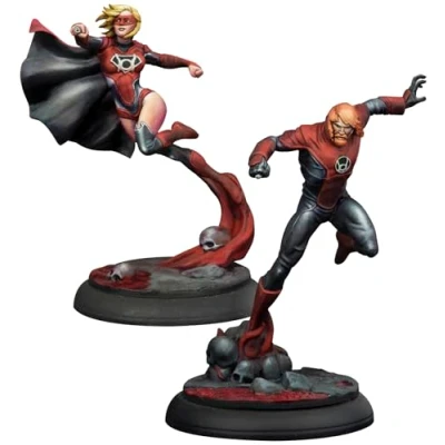 Imagen de Knight Models DC Multiverse Miniature Game: Supergirl and Guy Gardner Rage Driven