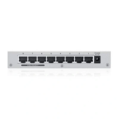 Imagen de Zyxel de 8 puertos Fast Ethernet Switch Desktop Carcasa metal [ES 108AV3]