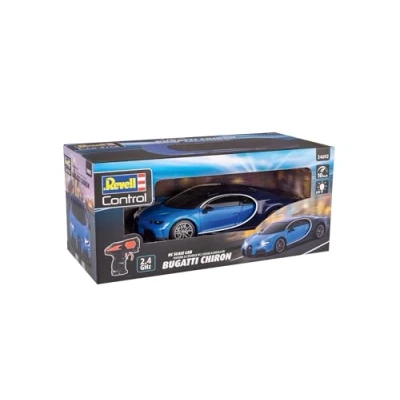 Imagen de Revell Control I RC Scale Car Bugatti Chiron Escala 1:24 2.4 GHz Remoto Iluminación LED Frontal Velocidad 10 km/h Longitud 198 mm A Partir de 8 años