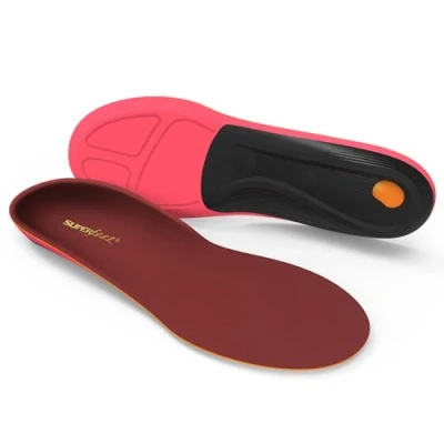 Imagen de superfeet Comodidad de Invierno, Plantillas para Zapatos Unisex Adulto, Coral Caliente, 41/41.5 EU