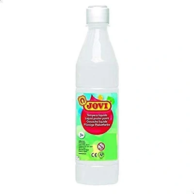 Imagen de Jovi Témpera líquida, Color blanco, 500 ml (Paquete de 1) (01)