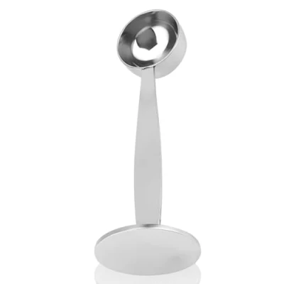 Imagen de Cuchara de café, Acero inoxidable Espresso Tamper Scoop con Multi Función Medidora Reutilizable Herramientas Café para Medir y Apisonar