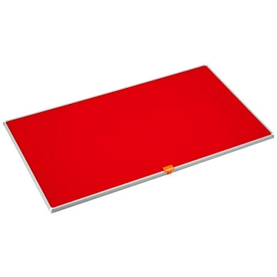 Imagen de Nobo 1905310 Tablero panorámico rojo de fieltro 32&quot;