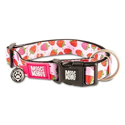 Imagen de MAX &amp; Molly Collar para Perros y Cachorros con Hebilla eléctrica, Estilo Divertido pequeños, medianos Grandes, Impermeable, cómodo, Ajustable, Incluye código QR Gotcha ID de