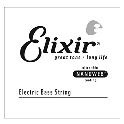 Imagen de Cuerda individual para bajo Elixir® Strings de acero niquelado con recubrimiento NANOWEB®, (0.050)