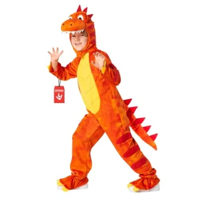 Imagen de Morph Disfraz Dinosaurio Niño,Disfraz T Rex Dino Halloween Niño,Traje Dinosaurio,Disfraz Niño Talla T2
