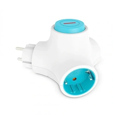 Imagen de KSIX Multienchufe regleta con USB Molecule. 2 Tomas de Corriente y Puertos A. Diseño Modular