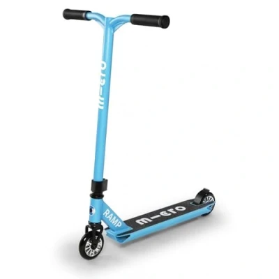 Imagen de Micro® Ramp, Original Design, Scooter Freestyle, Iniciación, Ruedas 100mm, Peso 3,7kg, Carga Máx 100Kg, Altura 81,1, Manillar 51cm (Cyan)