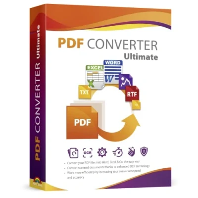 Imagen de PDF converter Ultimate Convert files into Word, Excel, PowerPoint and others software with OCR recognition compatible Windows 11 / 10 8.1 8 7