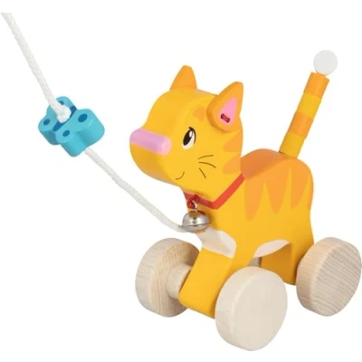 Imagen de GOKI Arrastre Gato Pelotas para bebés, Color (Multicolor) (54896)