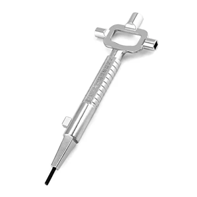 Imagen de QWORK® Llave De Construcción Universal, Multi Propósito Cilindro Calibre, La Maestra, Aleación Zinc