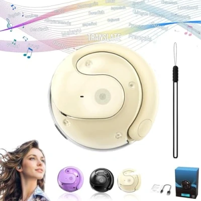 Imagen de Lyoveu Hy T26 Pro Language Translator,Auriculares Traductor En Tiempo Real,audifonos Traductores De Idiomas,Auriculares Interpretación Simultánea,soporta Más 75 Idiomas Diferentes