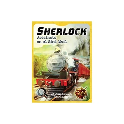 Imagen de GDM Sherlock: Asesinato en el Sind Mail. Serie Q6 Juego de Mesa Medium Deduction Game 1 A 8 Jugadores Partir años. 60 min.