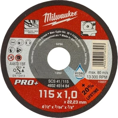 Imagen de Milwaukee 4002395163953 Disco de corte para metales Pro + delgado, multicolor