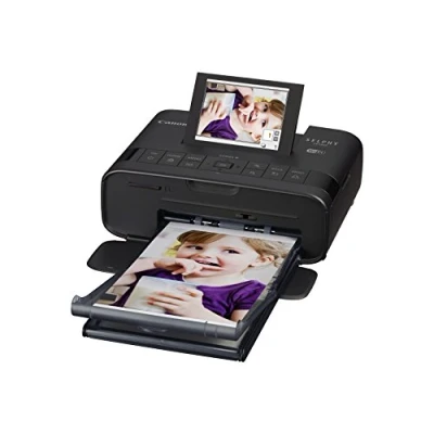 Imagen de Canon Selphy CP1300, Impresora Fotográfica Inalámbrica (Apple AirPrint, Mopria, Pantalla Abatible de 8.1 cm, Tintas 3 Colores, 300 x ppp), Wifi, USB, Negro