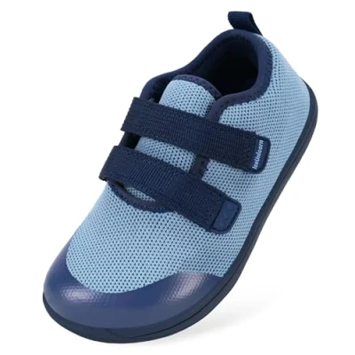 Imagen de IceUnicorn Niños Niñas Barefoot Calzado Descalzos Minimalistas de Trail Shoes Amplia para Ligeros y Deporte Transpirables Zapatillas Ligeras(Azul, 23EU Ancho)