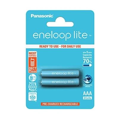 Imagen de Panasonic Eneloop SY3052753 Pack 2 pilas recargables, AAA