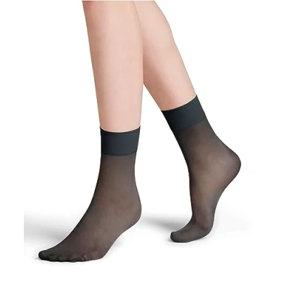 Imagen de FALKE Pure Matt 20 DEN W So transparente lisos 1 par, Calcetines Mujer, Gris Graphite 3146, 39 42