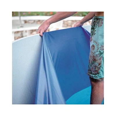 Imagen de Gre FSP300 Liner para Piscinas Redondas, 300 x 90 cm (Largo Alto), Sistema overlap, Color Azul