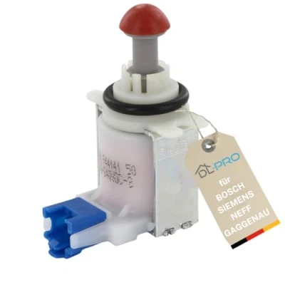 Imagen de DL pro Válvula magnética de desagüe para bolsa agua en lavavajillas Bosch 631199 00631199 Neff Gaggenau Küppersbusch errores E19