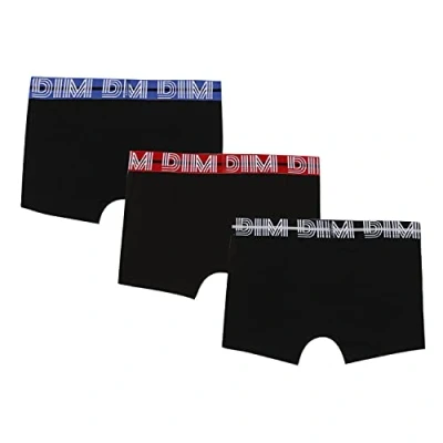 Imagen de Dim 6n67030 ra 3 Boxers Boxer, Negro (Noir 02), 10ans (Pack de 3) Niño
