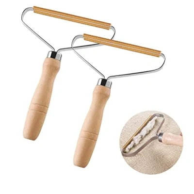 Imagen de 2 PCS Removedor de Pelusa, Portable Lint Remover Afeitadora para Ropa Tela Quitapelusas, Portátil Madera Pelusa Restaurar el suéter y Las Telas