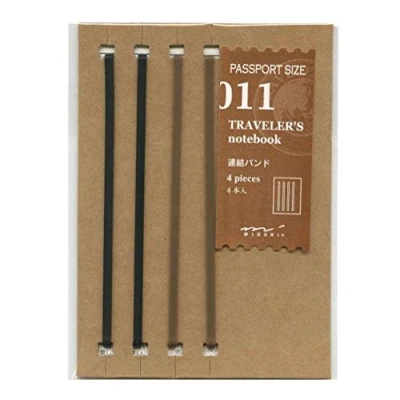Imagen de Midori Traveler&#039;s Notebook (Refill 011) Connection Band Pasport Size